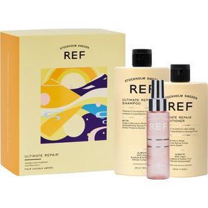REF - Ultimate Repair Giftbox - Haarverzorging - Luxe Set - 285 ml Shampoo 245 ml Conditioner 80 ml Elixir