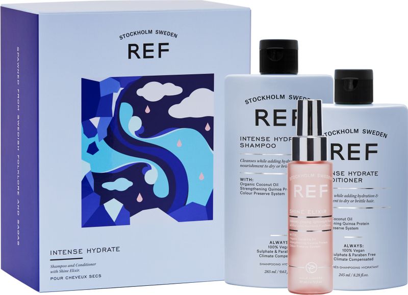 REF - Giftbox 2025 - Intense Hydrate - Shampoo 285 ml - Conditioner 245 ml - Shine Elixir 80 ml
