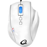 QPAD - OM-75 - Wit Bedrade Optische Gamingmuis