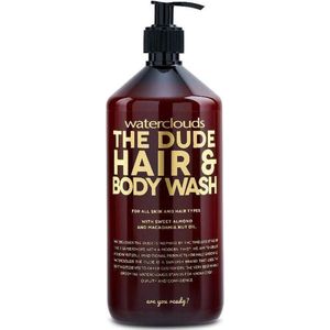 Waterclouds - The Dude - Haar & Lichaamswas - 1000 ml - Macadamiaolie