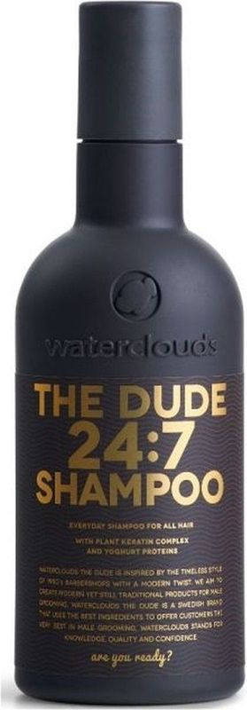 Waterclouds - The Dude 24:7 - Shampoo - 250ml - Voor Alle Haartypes