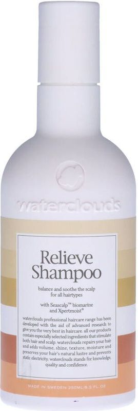 Waterclouds - Relieve Shampoo - 250 ml - Sulfaatvrij - Diepe Hydratatie