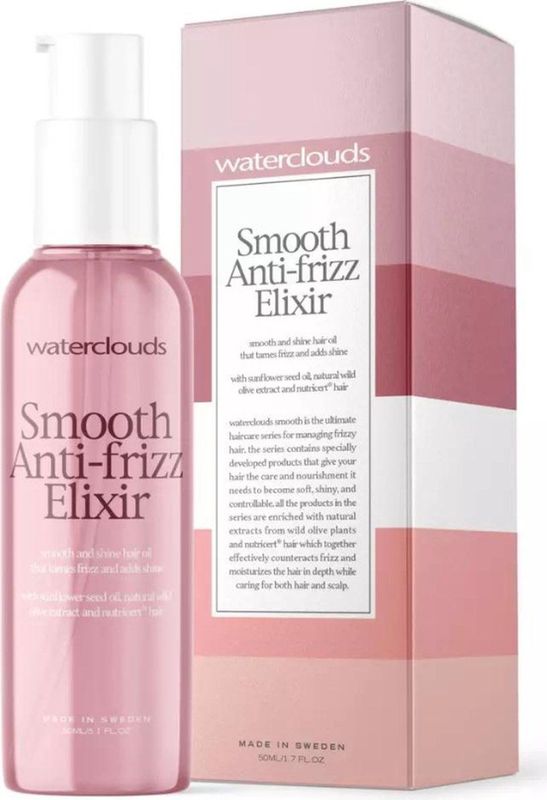 Waterclouds - Smooth Elixir - Haarolie - 50 ml - Verrijkt met Zonnebloemolie