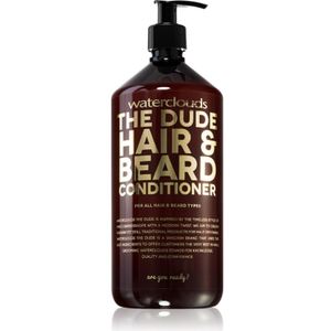 Waterclouds The Dude Hair & Beard Conditioner haar en baard conditioner 1000 ml
