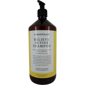 Waterclouds Relieve Active Shampoo Shampoo tegen Roos 1000 ml