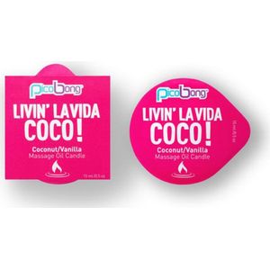 PicoBong Kokosnoot & Vanilla Massage Olie Kaars