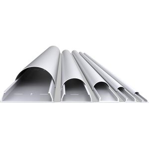 Premium aluminium kabelgoot - 110 x 3,3 cm / zilver