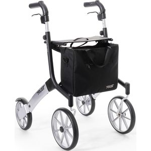 Opvouwbare TrustCare Let's Go Out Rollator Lichtgewicht Zonder Remkabels