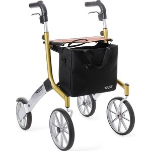 Let's Go Out rollator - Beige/zilver - Trustcare