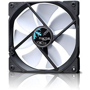 Fractal Design FD-FAN-DYN-GP14-WT PC-ventilator Zwart, Wit (b x h x d) 140 x 25 x 140 mm