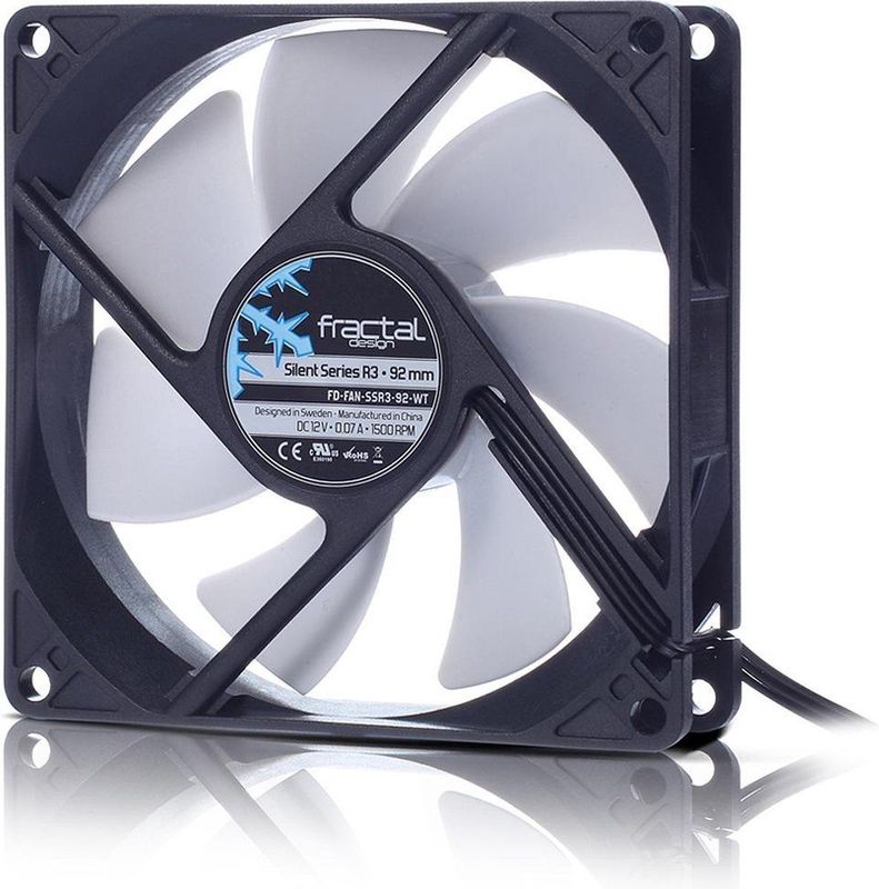 Fractal Design - Silent Series R3 - PC Ventilator - Zwart - 92 mm