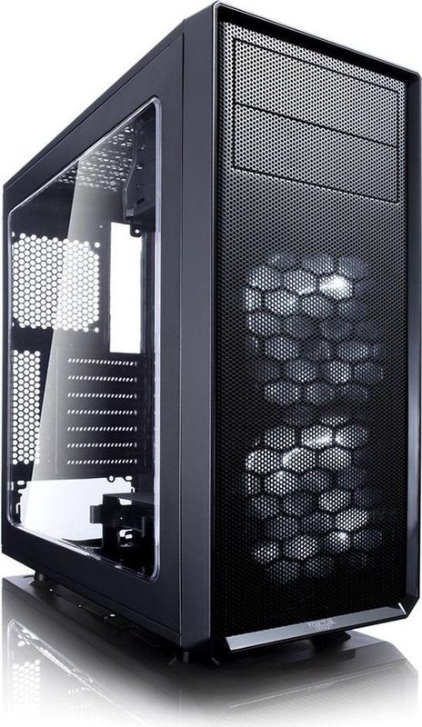 ATX Semi-tower Box Fractal Focus G White Black