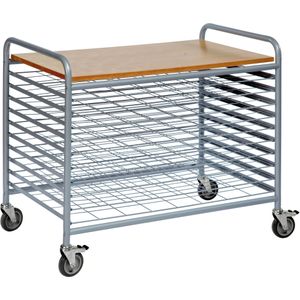 Kongamek Professionele droogwagen, laadvermogen 100 kg, 10 etages
