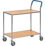 Kongamek Tischwagen ohne Bremse mit 760x430mm Ladefl&#228;che in Bucheoptik