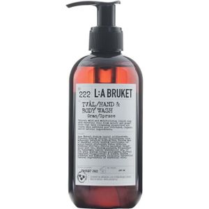 L:A Bruket Spruce No. 222 Vloeibare zeep, 240 ml