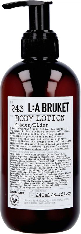 La Bruket Lichaamsverzorging Bodylotions en bodybutters 243 Bodylotion Elder 240 ml (€ 142,50 / 1 l)