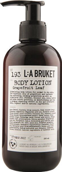 L:A Bruket - No. 193 - Bodylotion - Grapefruit Leaf - 240 ml