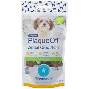 ProDen - PlaqueOff - Dental Bites - 2x60g - Hondensnacks - Natuurlijke Ingrediënten