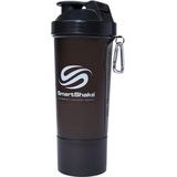 Smartshake Slim sportshaker + reservoir kleur Black 500 ml