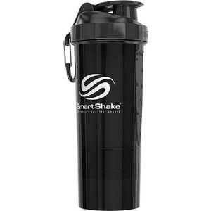 Smartshake 10581302 Original 2 Go One Shaker, zwart (Gunsmoke) shaker, 800 ml, 1 stuk