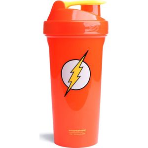 Smartshake Lite Justice League The Flash Protein Shakes Bouteille de 800 ml – Bouteille shaker de protéines sans BPA pour poudre de protéine étanche DC Comics Smart Protein Shake Cup