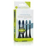Beconfident Sonic Whitening  Regular Brush Heads Black 2 2 Units