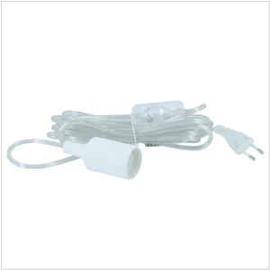 Lamphouder - Wit - Kunststof - Inclusief Plafondmontagemateriaal