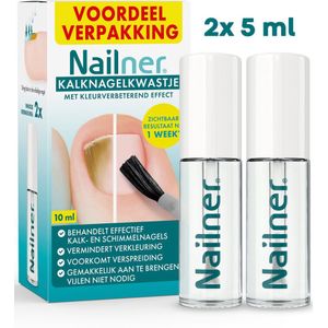 Nailner Kalknagelkwastje 2 in 1 - 10 ml