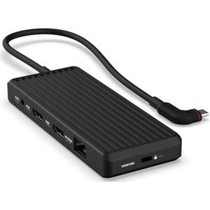 Unisynk - 10 Poorts USB-C Hub - Zwart - Docking Station met 4K 60Hz en 100W