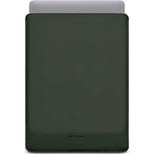 Woolnut Matte PU Sleeve Case Cover voor MacBook Pro 14 - Groen