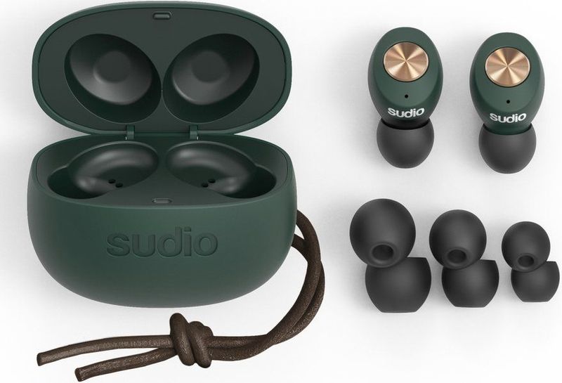 Sudio - Tolv - Draadloze In-Ear Koptelefoon - Groen - Bluetooth 5.0