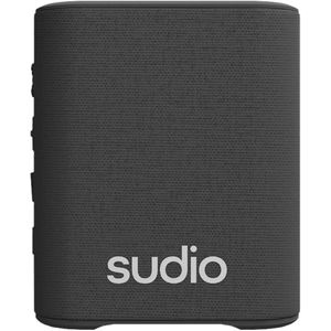 Sudio - S2 - Bluetooth Luidspreker - Zwart - Draagbaar - Waterdicht