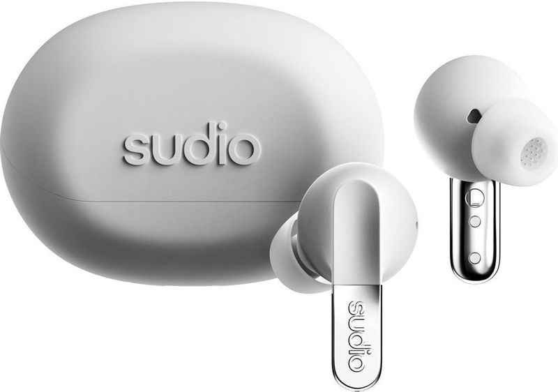 Sudio - N3 Pro - Draadloze Bluetooth Oordopjes - Wit - Actieve Ruisonderdrukking