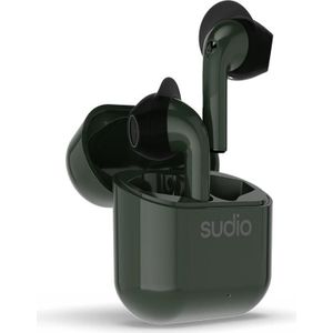Sudio Nio AEgte trådløse øretelefoner S (5.50 h, Draadloze), Koptelefoon, Groen