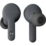Sudio A2 in-ear true wireless earphones - draadloze oordopjes - met active noice cancellation (ANC) - antraciet