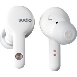 Sudio - A2 - Draadloze Oordopjes - Wit - Active Noise Cancellation