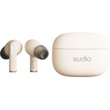 Sudio A1 Pro - Draadloze Koptelefoon - Beige - ANC - 5 uur Luistertijd
