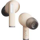 Sudio A1 Pro - Draadloze Koptelefoon - Beige - ANC - 5 uur Luistertijd
