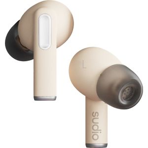 Sudio A1 Pro - Draadloze Koptelefoon - Beige - ANC - 5 uur Luistertijd