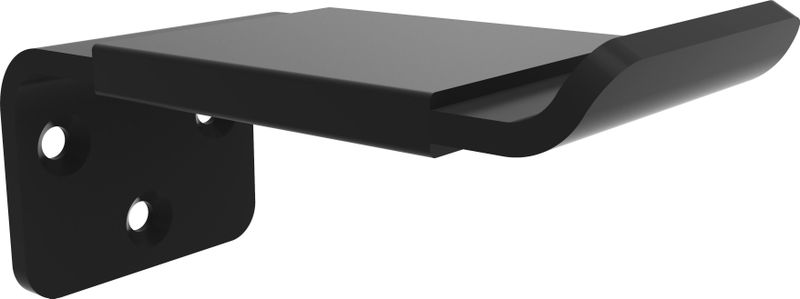 Multibrackets muurbeugel voor hoofdtelefoons en headsets / zwart