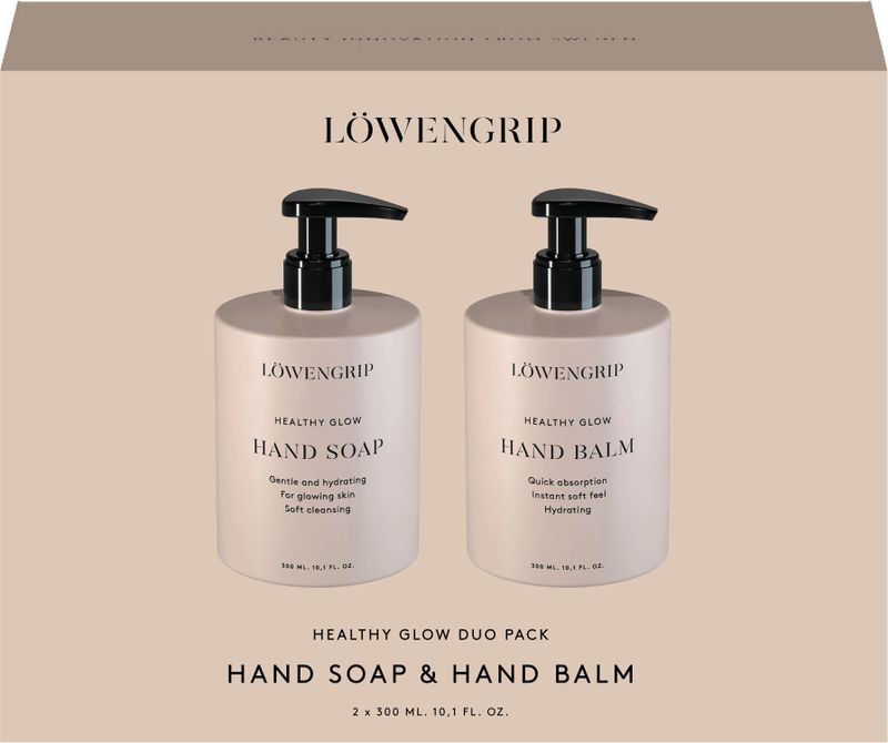 Löwengrip - Healthy Glow - Handzeep en Handbalsem Kit - 2x300ml