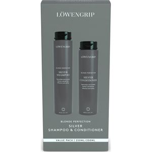 Löwengrip Blonde Perfection Silver Shampoo And Conditioner Value Pack (250 + 200 ml)