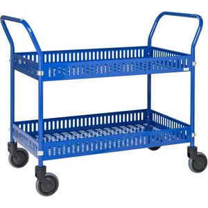 Kongamek Displaywagen, l x b x h = 1130 x 550 x 940 mm, blauw