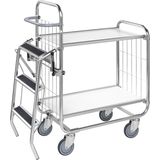 Kongamek Bordwagen verzinkt mit 2 laminierten B&#246;den 750x425mm und Bremse