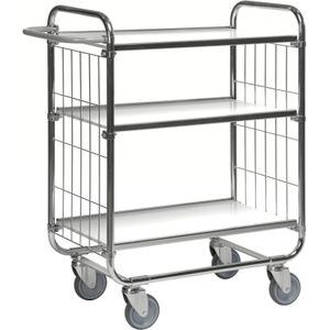 Flexibele planktrolley Serie 8000 met rem, 1195 x 470 x 1120 mm