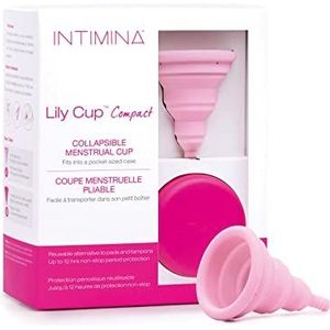 Intimina Lily Cup Compact maat A - kleine menstruatiecup met plat opvouwbaar compact design