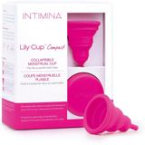 Intimina - Lily Compact Cup maat B - kleine menstruatiecup met plat opvouwbaar compact design