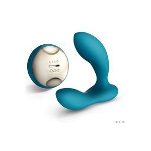 LELO HUGO Prostaatstimulator voor de Man Ocean Blue, op Afstand Bedienbaar Vibrerend Prostaatstimulerend Speeltje voor Mannen