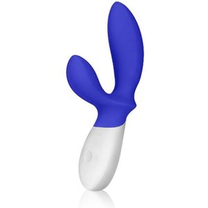 LELO LOKI Wave Premium Stimulator voor Mannen Federal Blue, Vibrerend Dubbel Genotspeeltje met Golfbeweging