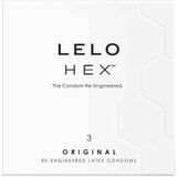 LELO HEX - condooms Opnieuw Ontworpen - Ultradun Condoom voor Extra Plezier, Licht van Glijmiddel Voorziene Condooms voor Mannen (36 condooms)